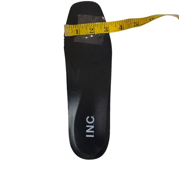 INC Eadin Ankle Bootie Faux Leather Faux Fur Trim Zipper Boots Womens Size 9 - Picture 8 of 16